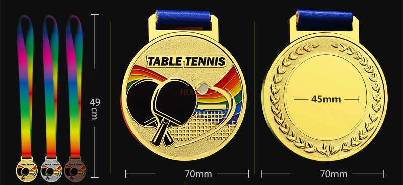 Table Tennis Championships - Voetbal Badminton Memorial 2021 Tafeltennismedaille Gouden
