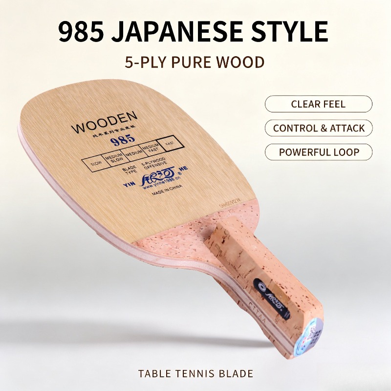 Table Tennis Paddles - YINHE 985 Japanse Penhold Tafeltennis Blade