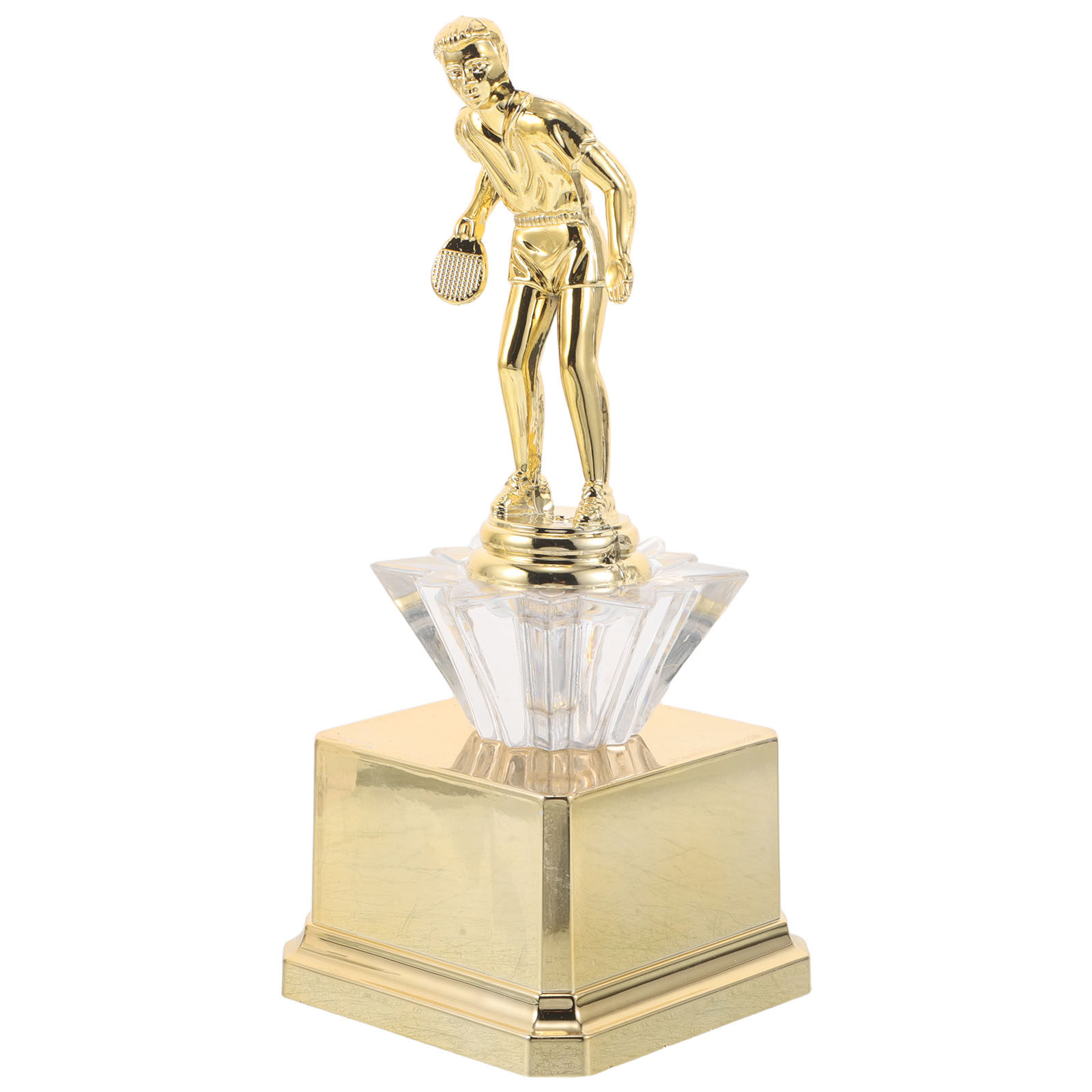 Table Tennis Championships - Gouden Plastic Tafeltennis Trofee Compacte Draagbare