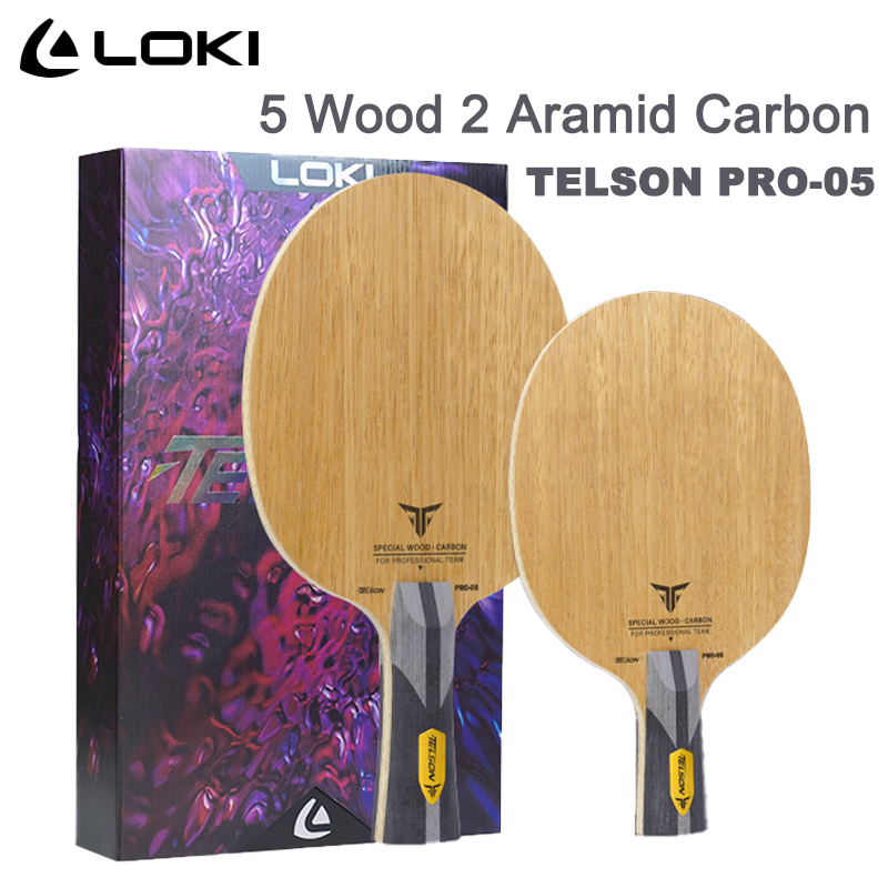 Table Tennis Paddles - LOKI TELSON PRO-05 Tafeltennisblad 5 Hout