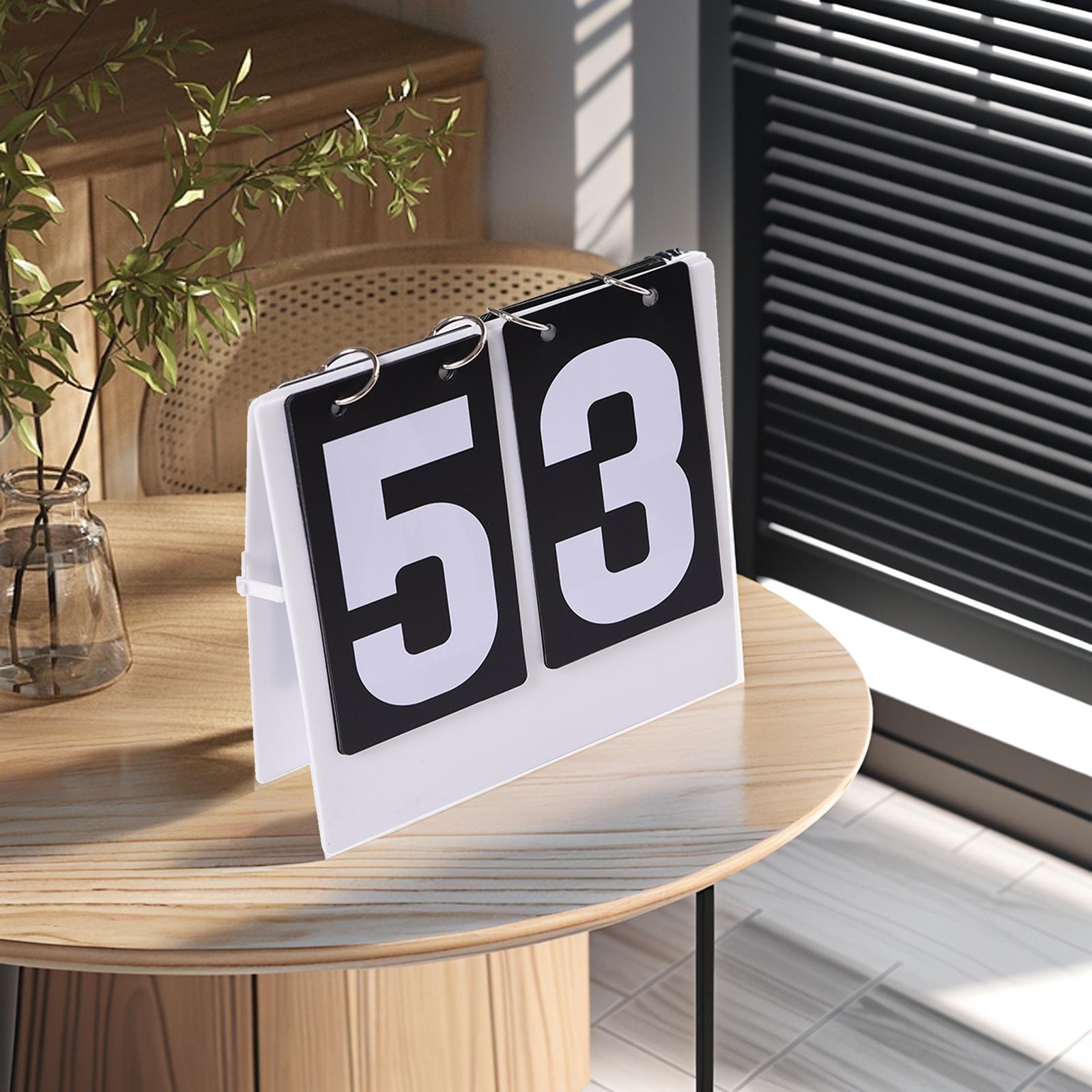 Table Tennis Scoring - Basketbal Flip Scorebord Multifunctionele Flip Score