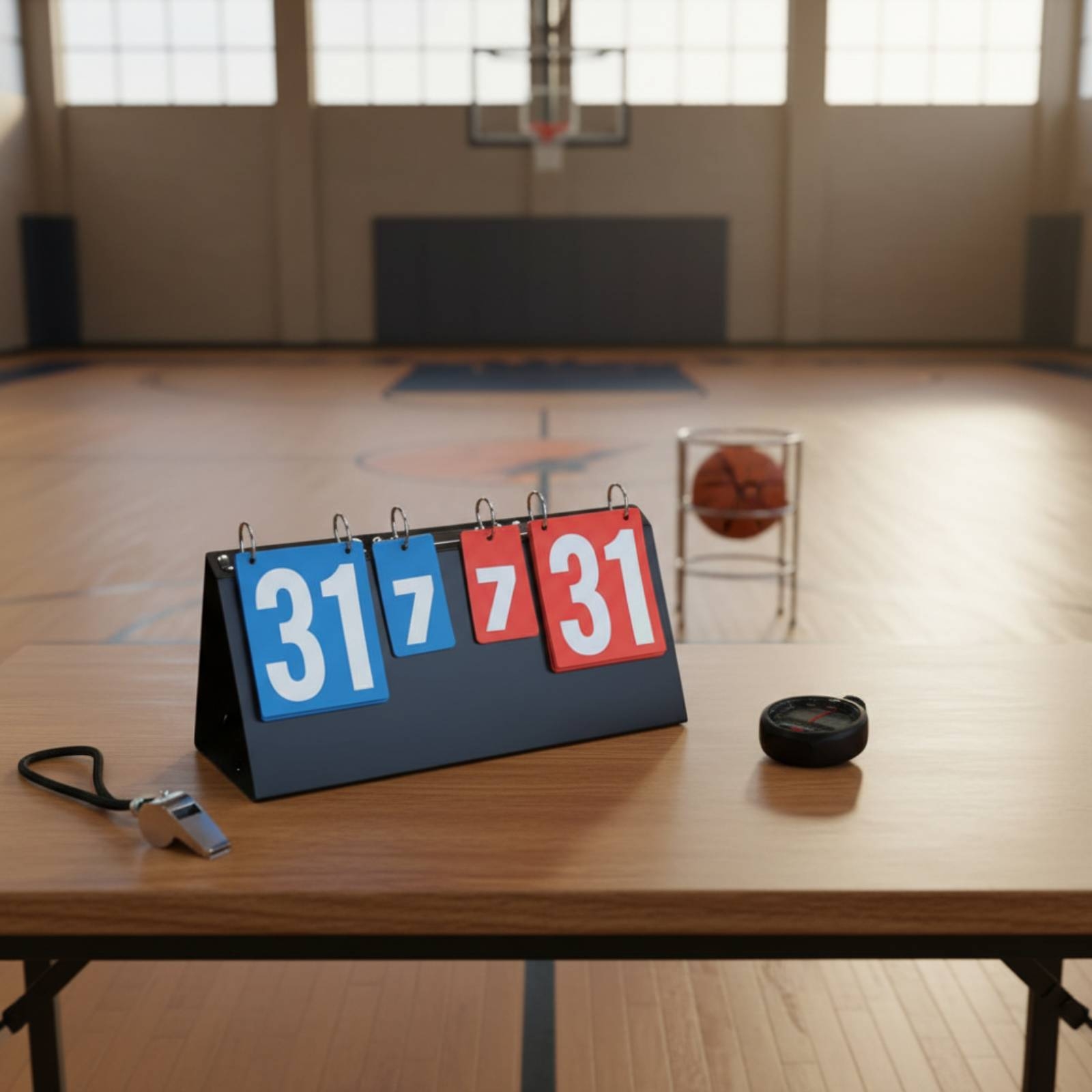 Table Tennis Scoring - Draagbaar omklapbaar scorebord Multi-sport omklapbaar scorebord