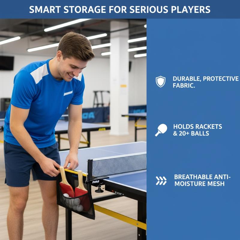 Table Tennis Or Tennis Table - Nieuwe Mesh Pingpongbalhouder Grote tascapaciteit Tafeltennisbalorganizer