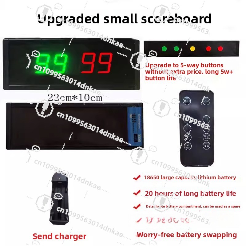 Table Tennis Scoring - Basketbalwedstrijd Elektronisch scorebord Led-flip scorebord Timer