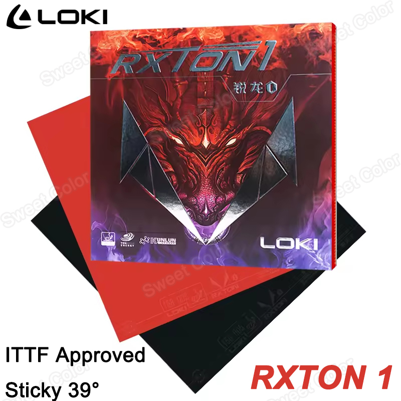 Table Tennis Or Tennis Table - LOKI RXTON 1 Tafeltennisrubber Sticky 39