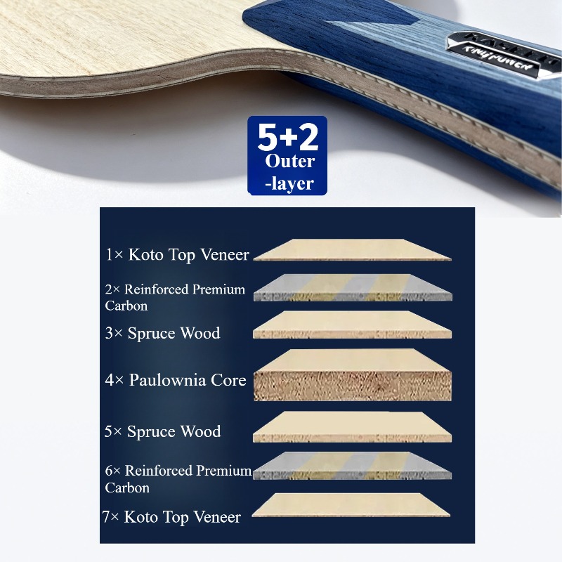 KASEED KING POWER S211 Tafelte - Table Tennis Paddles recensie en prijs