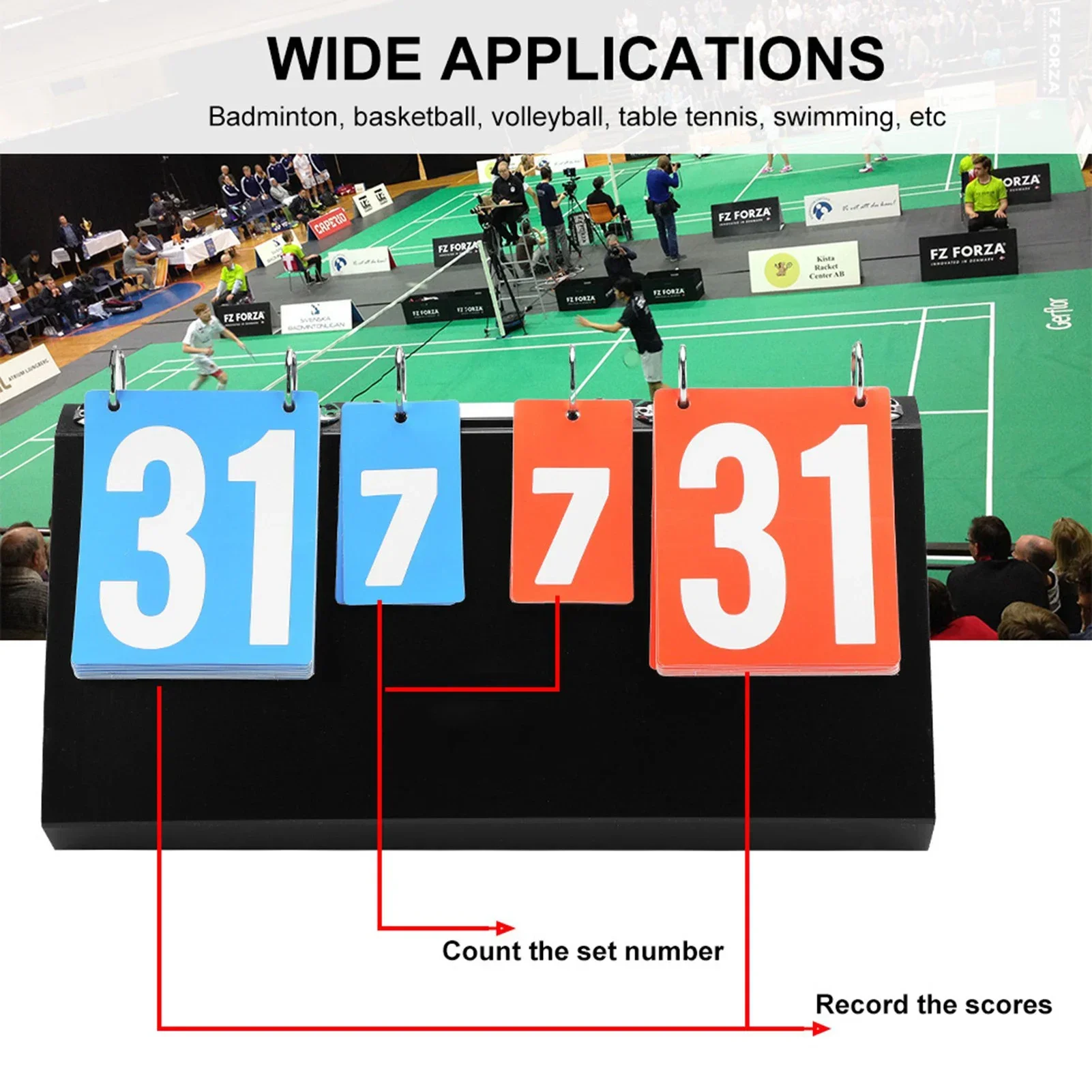 4-cijferig scorebord voor spor - Table Tennis Scoring recensie en prijs