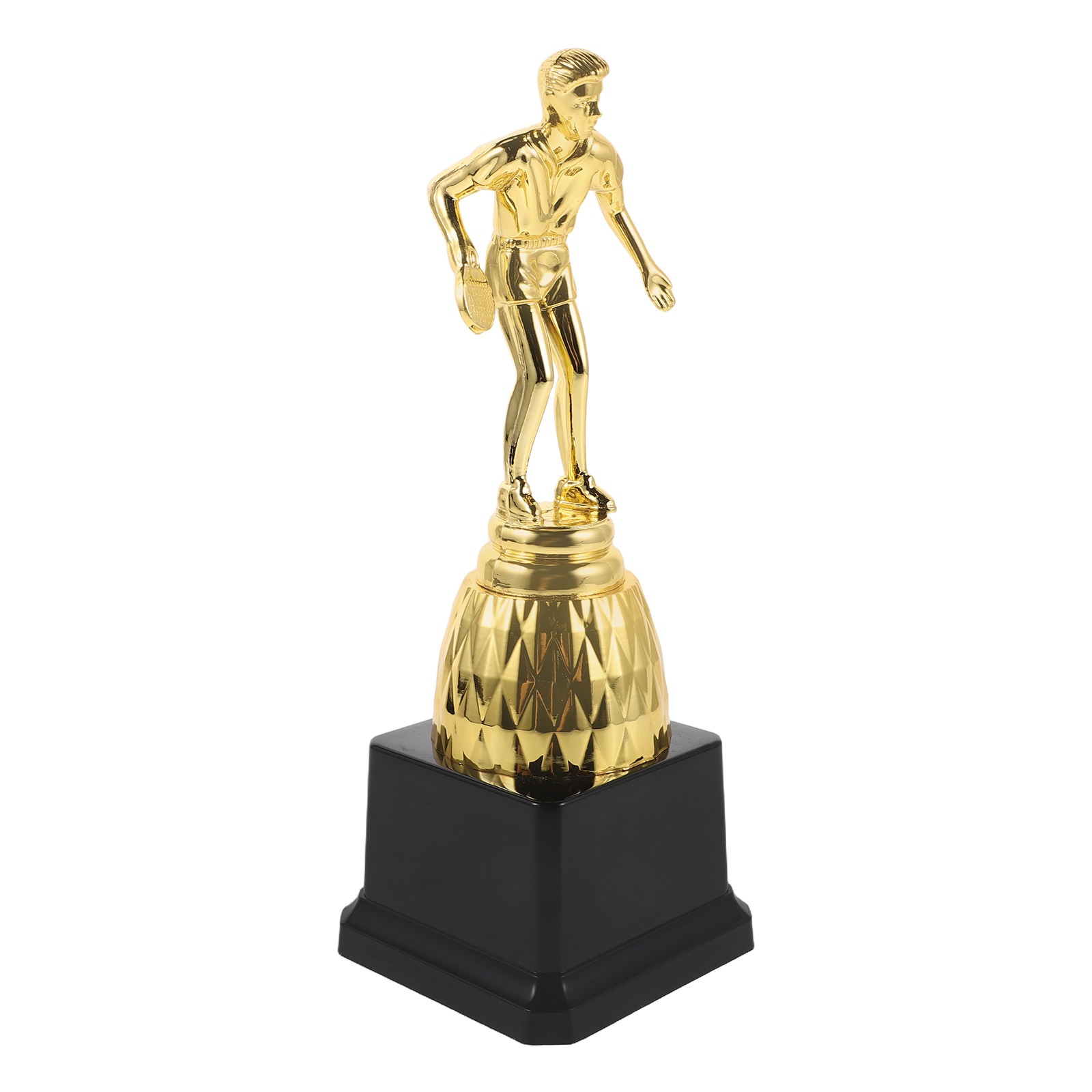 Gouden plastic trofee-award vo - Table Tennis Championships recensie en prijs