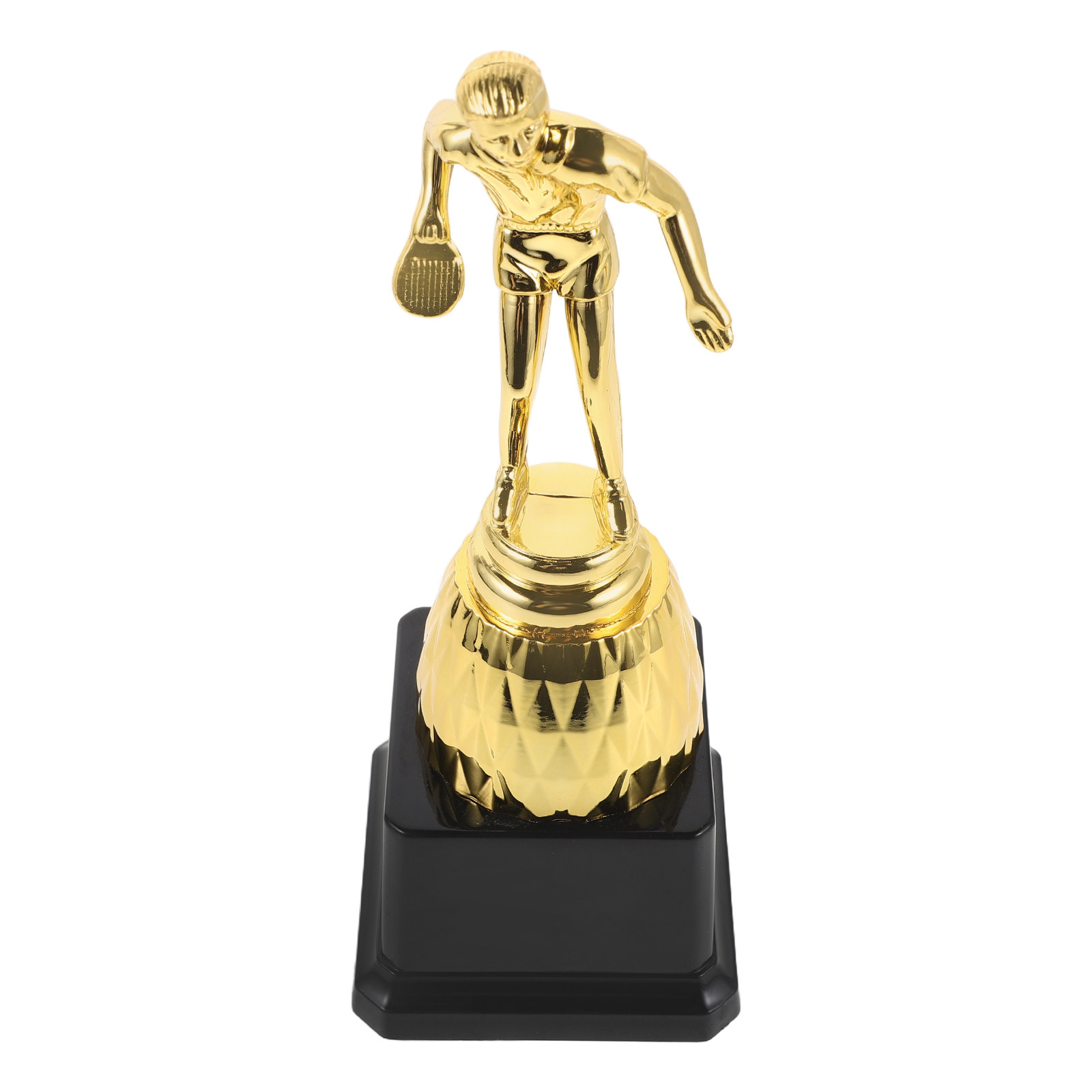 Gouden plastic trofee-award vo - Table Tennis Championships recensie en prijs