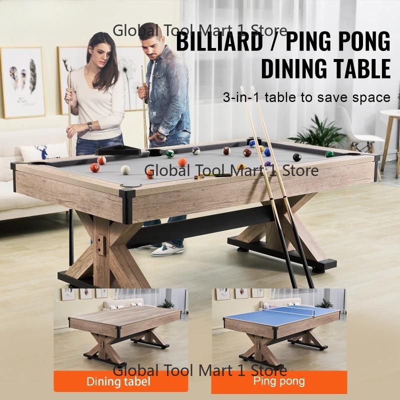 VEV-OR 7ft 3-in-1 biljarttafel - Table Tennis Or Tennis Table recensie en prijs