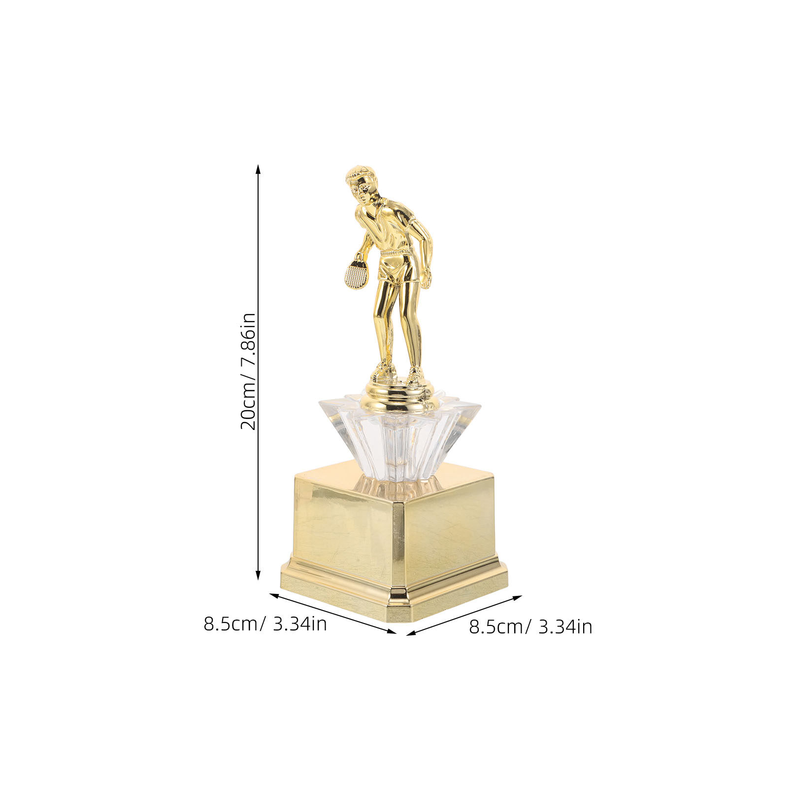 Tafeltennis Award Trofee Goude - Table Tennis Championships recensie en prijs